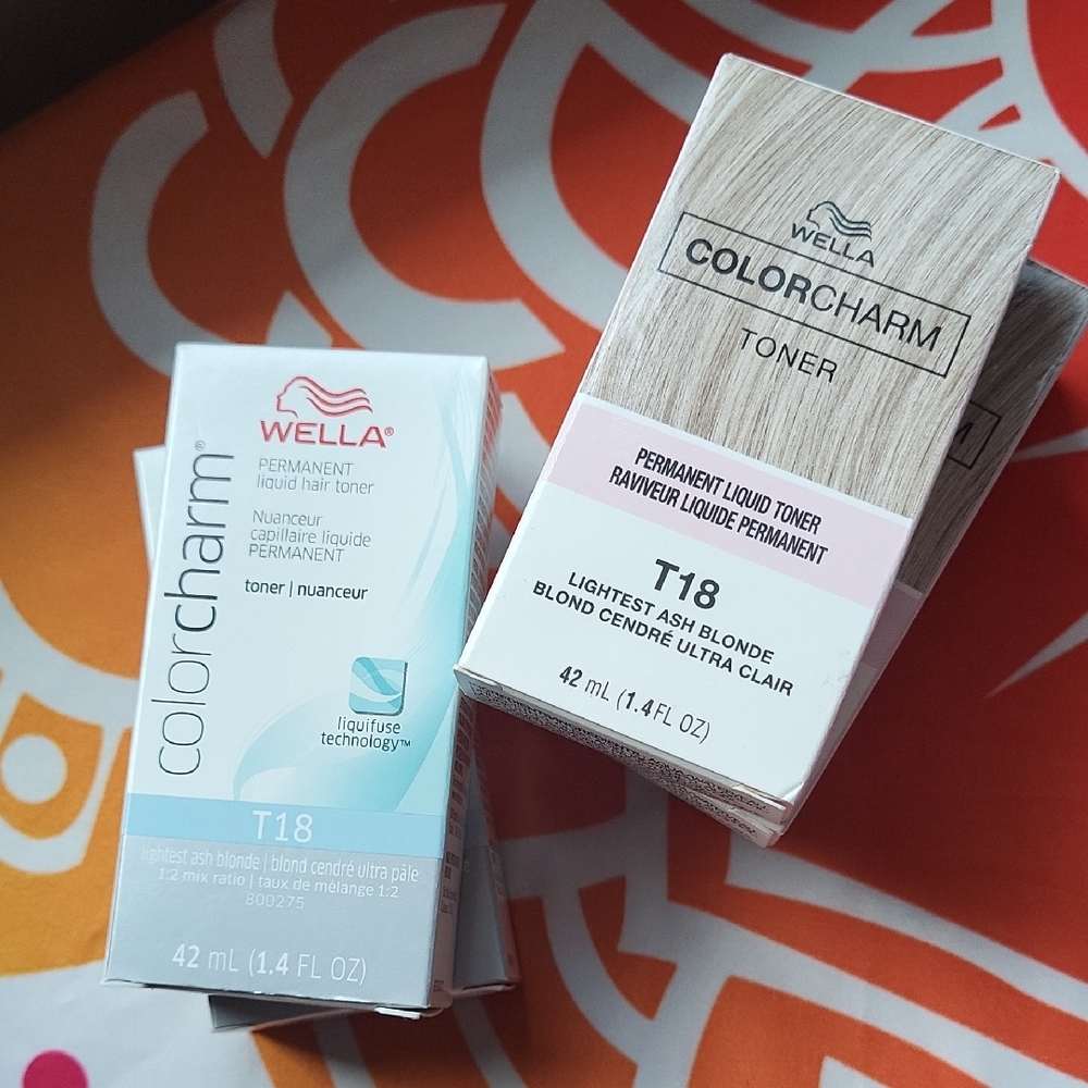 T18 Wella Colorcharm Lightest Ash Blonde Toner